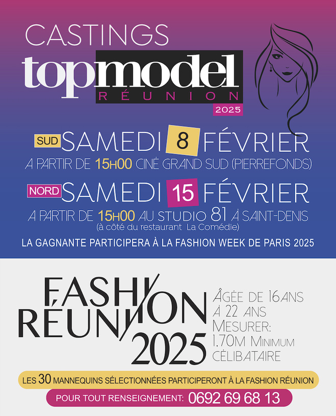 Top Model Réunion 2025 : Le Tremplin Vers Une Carrière de Mannequin Professionnel