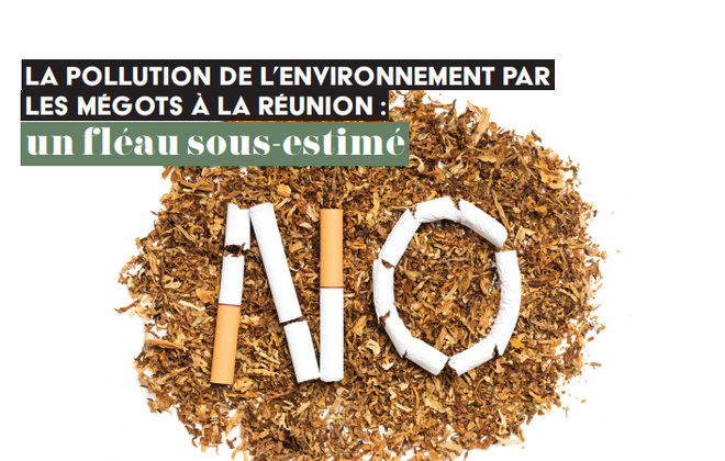 Mégots de cigarette : un fléau environnemental à La Réunion