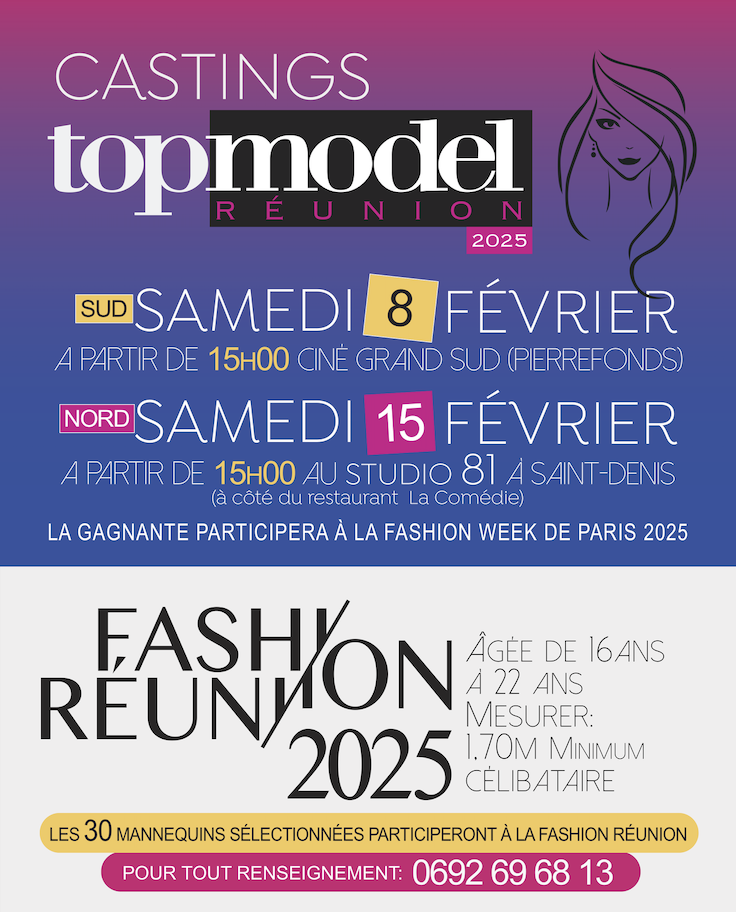 Top Model Réunion 2025 : Le Tremplin Vers Une Carrière de Mannequin Professionnel