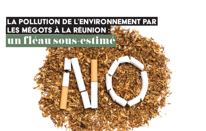 Mégots de cigarette : un fléau environnemental à La Réunion