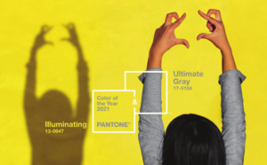 Pantone 2021 Illuminating et Ultimate Gray portent l’espoir