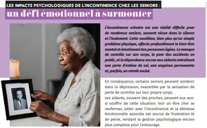 Les impacts psychologiques de l’incontinence chez les seniors